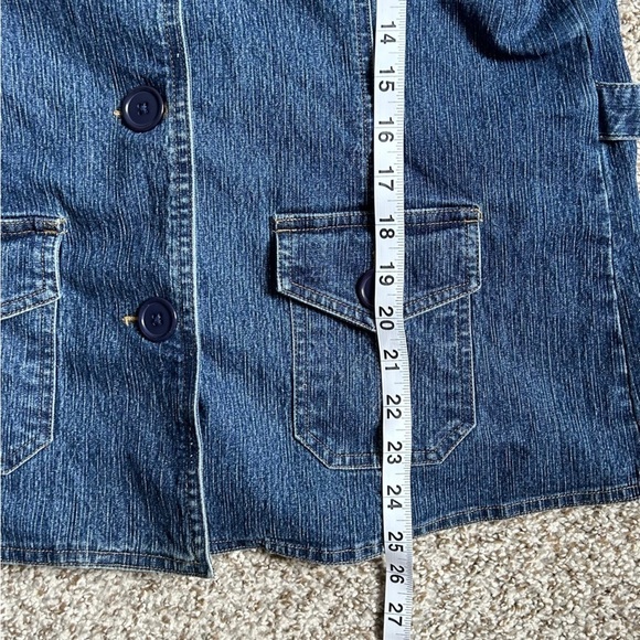 Vintage Bailey’s Point Denim Jacket 90s Y2K Casual Comfy Large XL - Picture 5 of 6